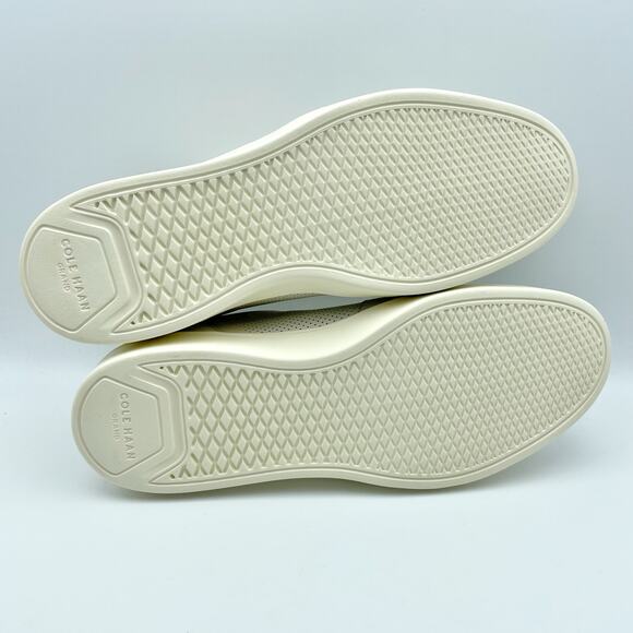 Cole Haan Men Grand Crosscourt Modern Sneakers US 10 White Ivory Tennis Shoe NIB - Picture 11 of 12